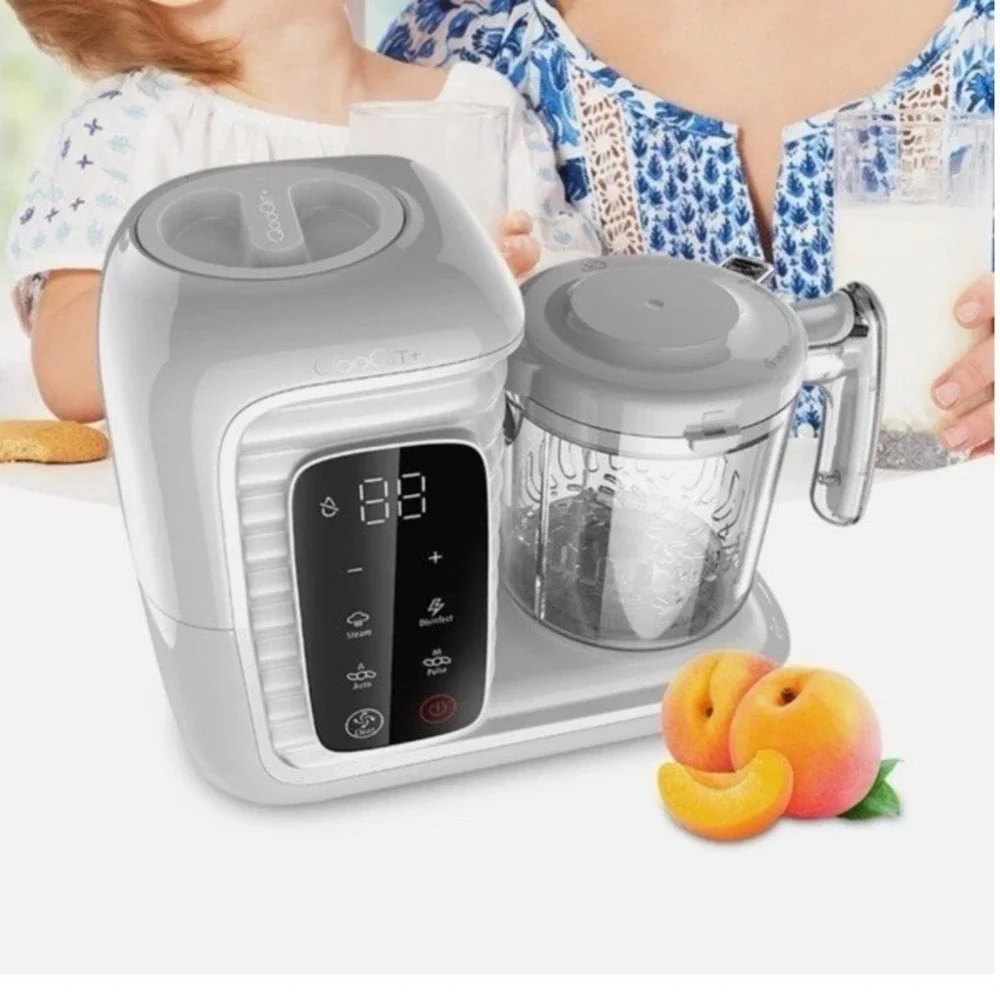 QooQIT+ Baby Food Maker Blender & Steamer 7-in-1 Steam Blend‎ Chop Sterilize